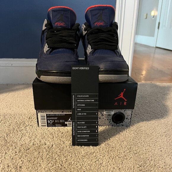 Nike Air Jordan 4 Retro Winterized Loyal Blue Size 10.5
